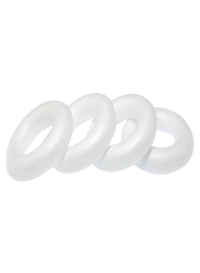 RLECS DIY Decorative Foam Ring 8cm/3.15 Inches Suitable for Flower Projects, Christmas, Home Decoration Wedding Wreath Rings - Image 5